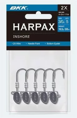 BKK HARPAX INSHORE JIGHEADS 1.5oz - 42g - 6/0