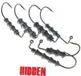 ATOMIC SEEKERZ HIDDEN WEIGHT JIG HEADS - 1/11oz - 1/0