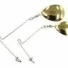 Tackle Tactics TT LURES JIG SPINNERS HD - Medium Frame #4 Gold Colorado