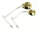 Tackle Tactics TT LURES JIG SPINNERS HD - Medium Frame #4 Gold Colorado