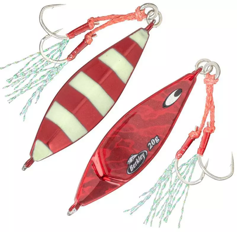 BERKLEY SKID JIG LURE 20g - ZRD - Zebra Red 1 BERKLEY SKID JIG LURE 20g - ZRD - Zebra Red