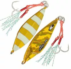 BERKLEY SKID JIG LURE 40g - ZGLD - Zebra Gold