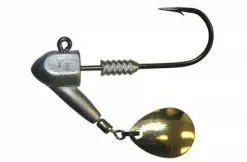 Tackle Tactics TT LURES REVLOCKZ 1oz - 28g - 7/0 - Qty 2 - Gold (Brass) Willow