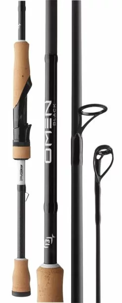 13 FISHING OMEN BLACK OBS86XH2 SPIN ROD
