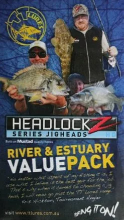 Tackle Tactics TT LURES HEADLOCKZ HD RIVER & ESTUARY VALUE PACK