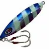 TODD EXPLORER JIG LURE 150g - Blue Pink Zebra Glow