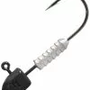 Tackle Tactics TT LURES HEADLOCKZ FINESSE UV PAINTED JIGHEADS - Black - 1/20oz - 2L