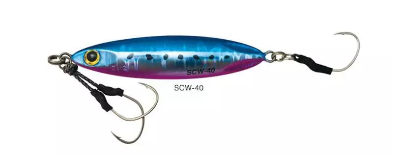 PALMS SLOW BLATT CAST WIDE JIG LURE 40g - Clear Magma 2 PALMS SLOW BLATT CAST WIDE JIG LURE 40g - Clear Magma - Image 2