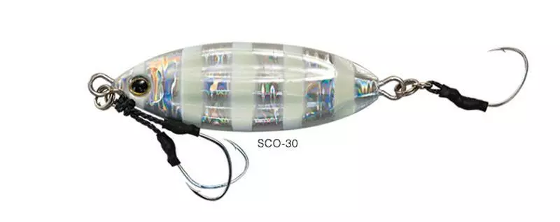 PALMS SLOW BLATT CAST OVAL JIG LURE 40g - Gold Green 2 PALMS SLOW BLATT CAST OVAL JIG LURE 40g - Gold Green - Image 2