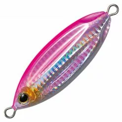 PALMS SLOW BLATT CAST OVAL JIG LURE 60g - Pink Back Glow