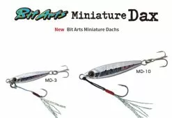 PALMS BIT ARTS MINIATURE DAX JIG LURE 10g - Zebra Glow -Fish Hook Shop 52145 1 1
