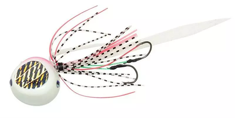 DAIWA KOHGA BAYRUBBER JIG LURE 120g - Sakura Glow 1 DAIWA KOHGA BAYRUBBER JIG LURE 120g - Sakura Glow