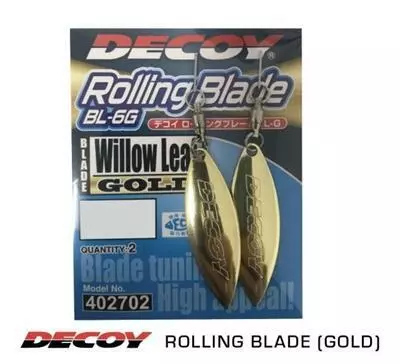 DECOY ROLLING BLADE GOLD #2 1 DECOY ROLLING BLADE GOLD #2