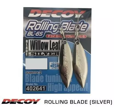 DECOY ROLLING BLADE SILVER #2 1 DECOY ROLLING BLADE SILVER #2
