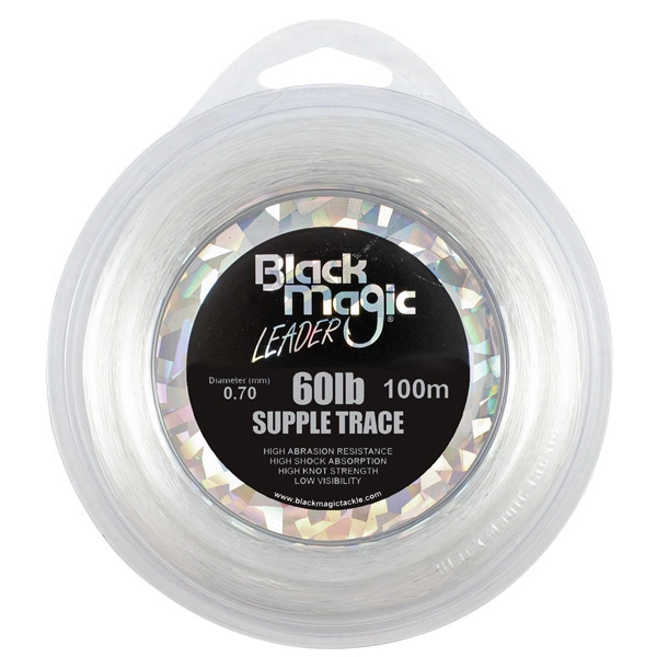 BLACK MAGIC SUPPLE TRACE LINE 30m - 200lb 1 BLACK MAGIC SUPPLE TRACE LINE 30m - 200lb
