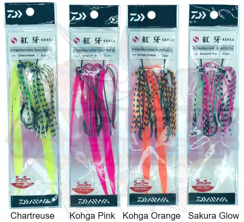DAIWA KOHGA BAYRUBBER SPARE SKIRT - 2 - Khoga Pink 1 DAIWA KOHGA BAYRUBBER SPARE SKIRT - 2 - Khoga Pink