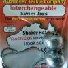 AUSSIE TACKLE INTERCHANGEABLE SWIM JIGS 1oz - 28g