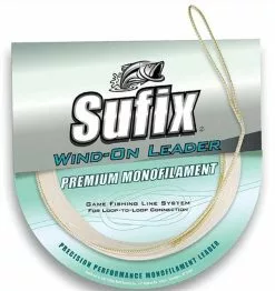 SUFIX WIND ON MONO LEADER LINE 10m - 400lb