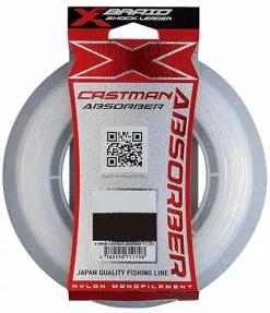 YGK X-BRAID CASTMAN ABSORBER SHOCK LEADER LINE 50m - 200lb